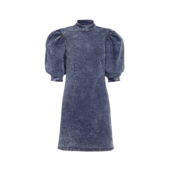 Worn Ganni Cult Denim Mini Dress 